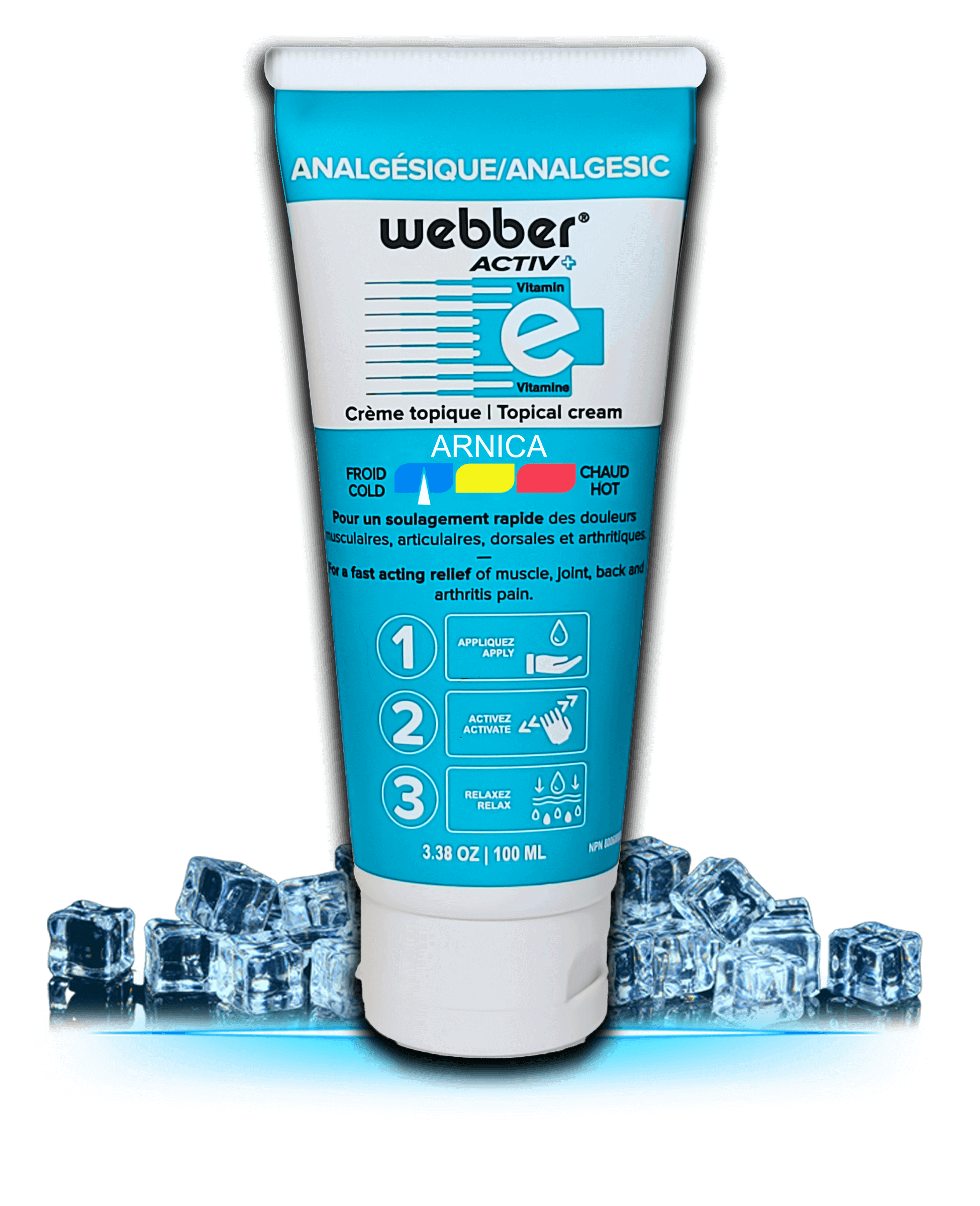 ARNICA | WEBBER Activ+ Arnica - Crème Analgésique Topique - 065798431276